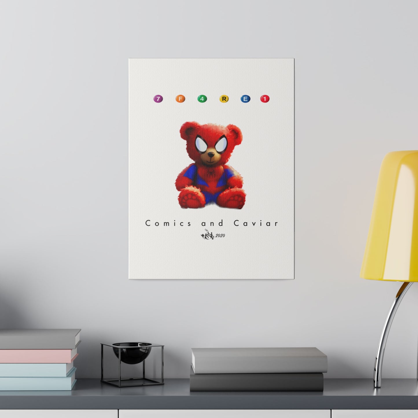 Spidey Bear Canvas