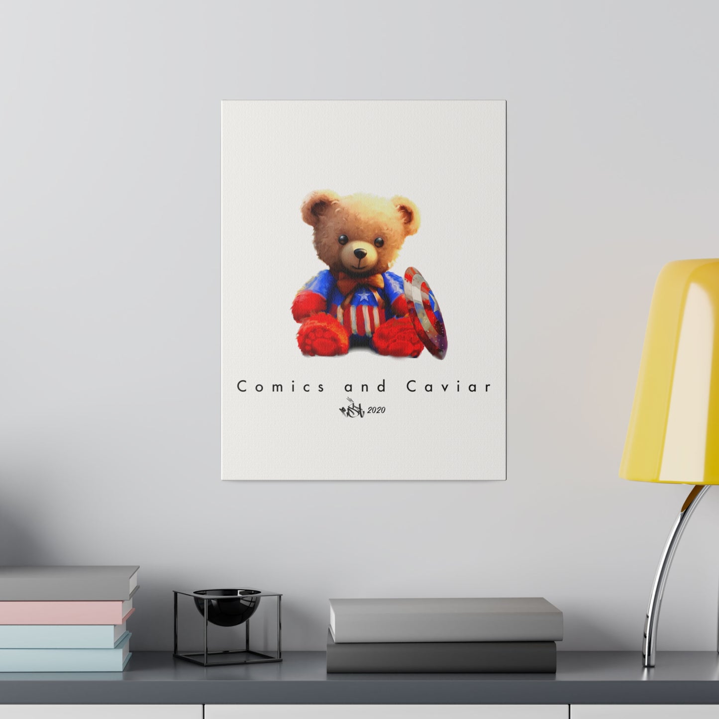 Captain Teddy Canvas