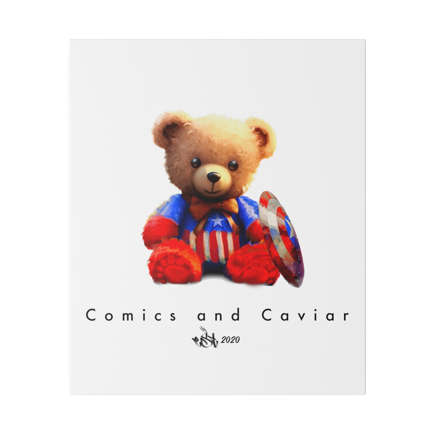 Captain Teddy Canvas