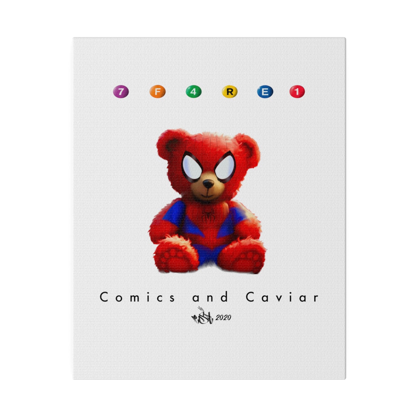 Spidey Bear Canvas