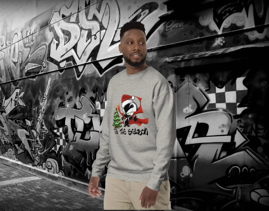 Christmas Spawn Sweatshirt (Grey)