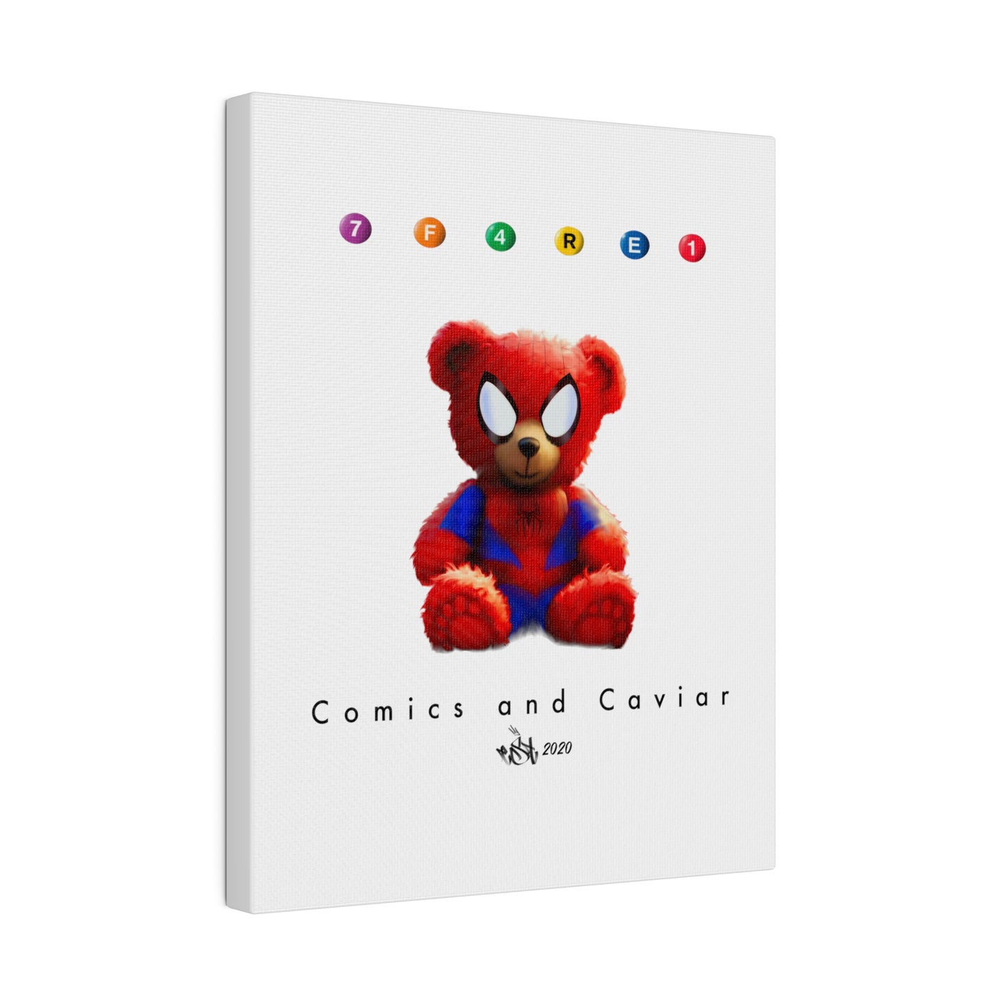 Spidey Bear Canvas