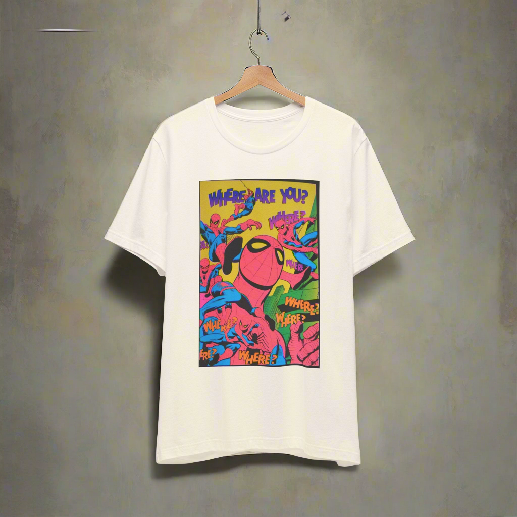 Groovy Spiderman Canna Tee •