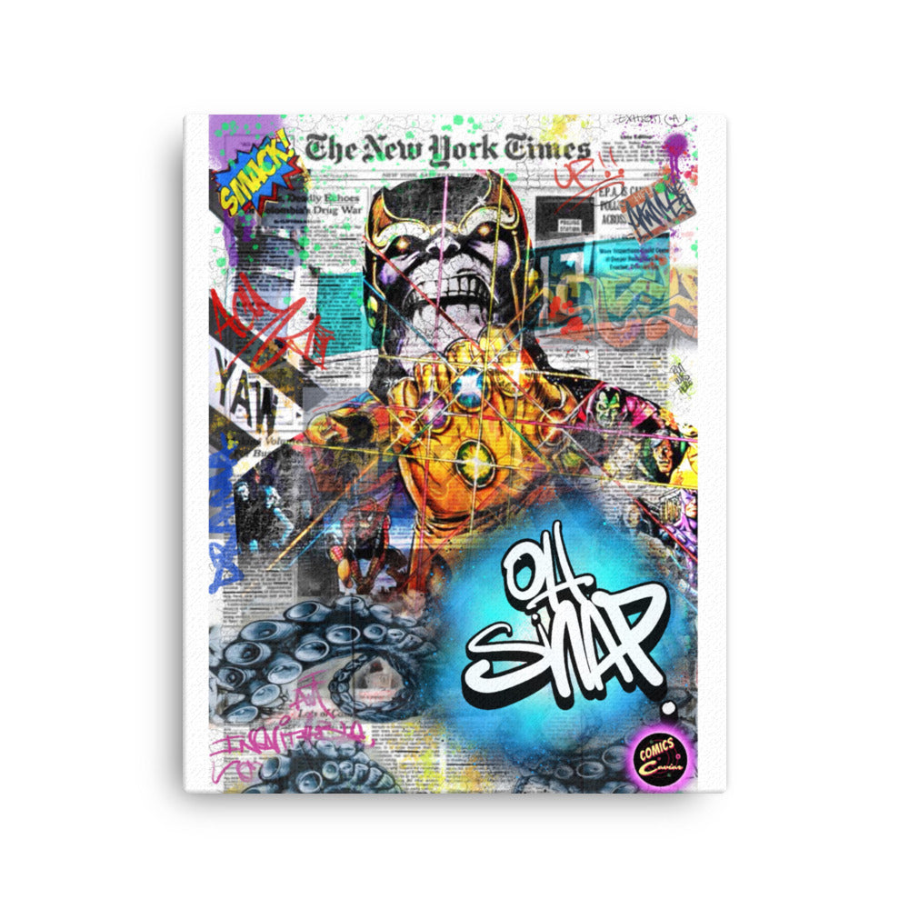 Canvas Thanos “Oh Snap” Print