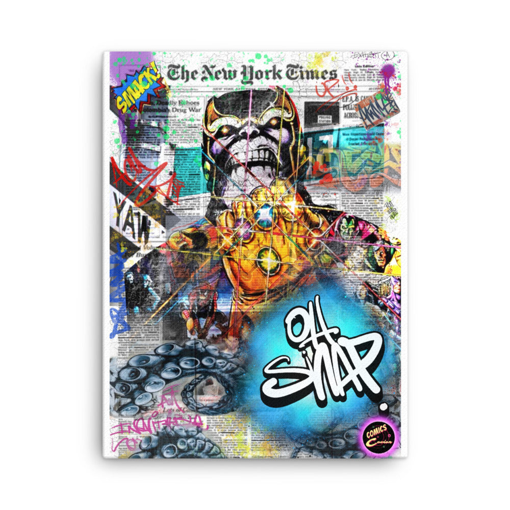 Canvas Thanos “Oh Snap” Print