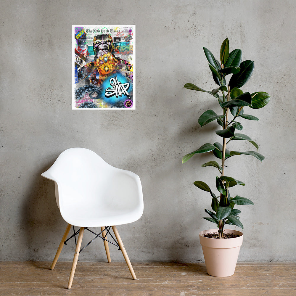 Poster Thanos “Oh Snap” Print