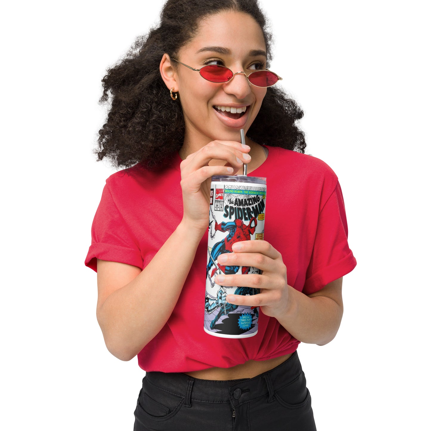 90’s Spiderman & Friends Stainless steel tumbler