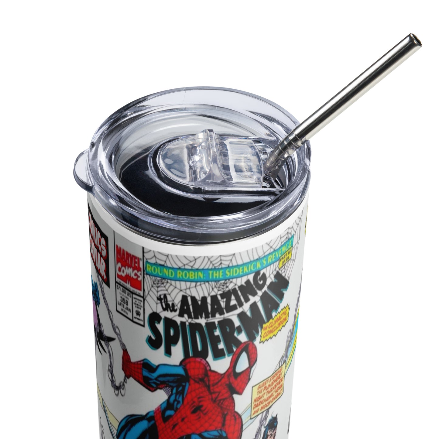 90’s Spiderman & Friends Stainless steel tumbler