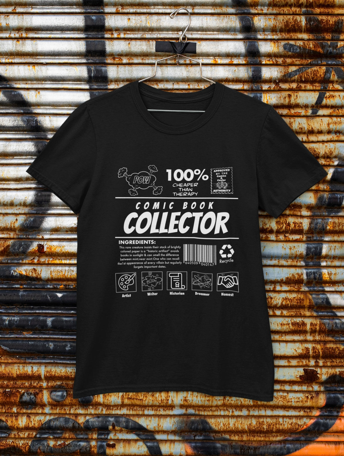 Comic Book Collector T-Shirt BLK •
