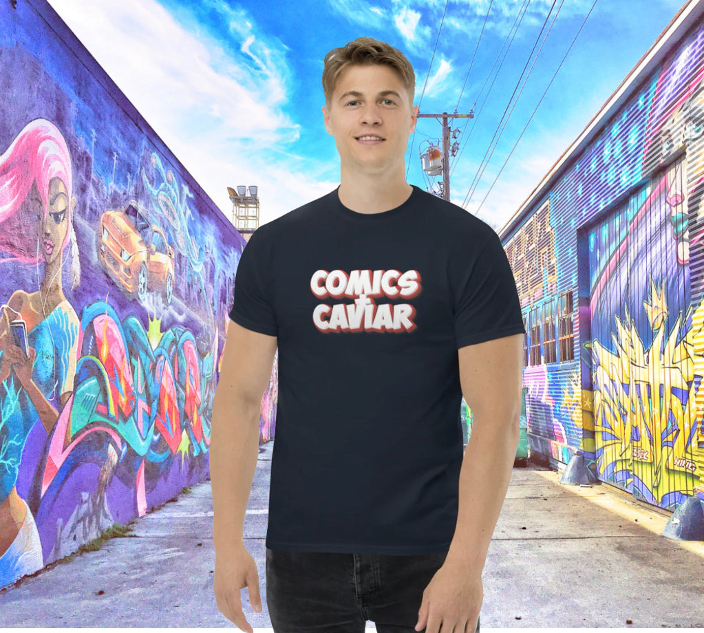 Men's Comics + Caviar tee •