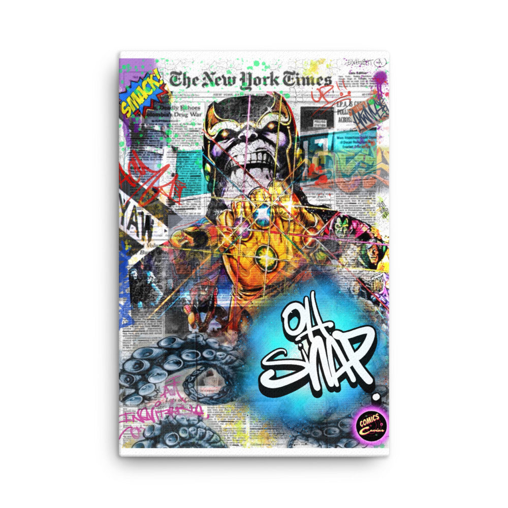 Canvas Thanos “Oh Snap” Print