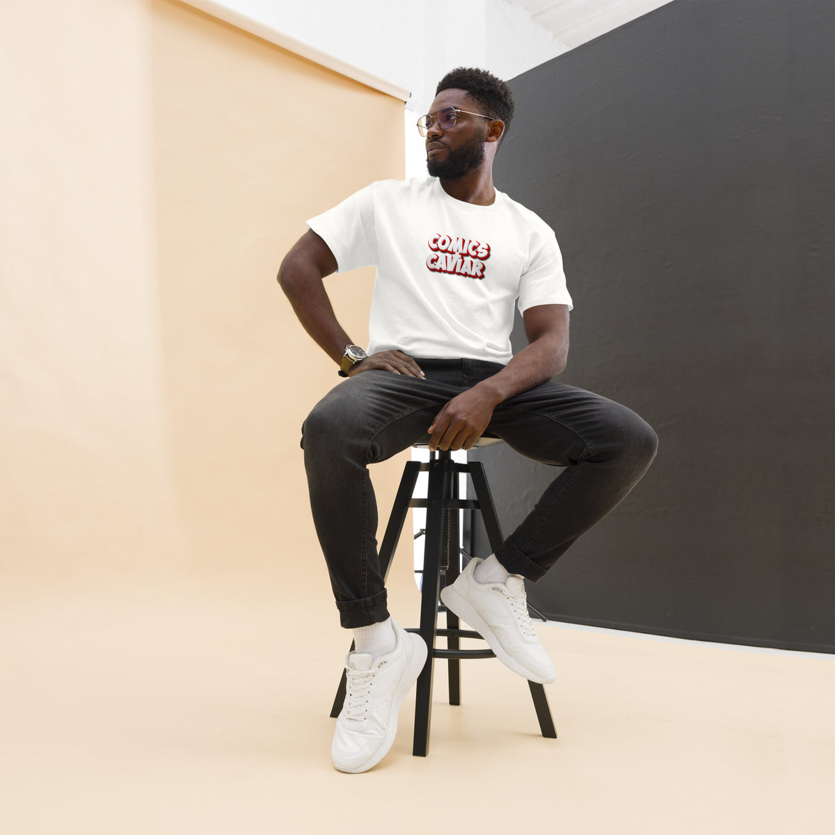 Men's Comics + Caviar tee •