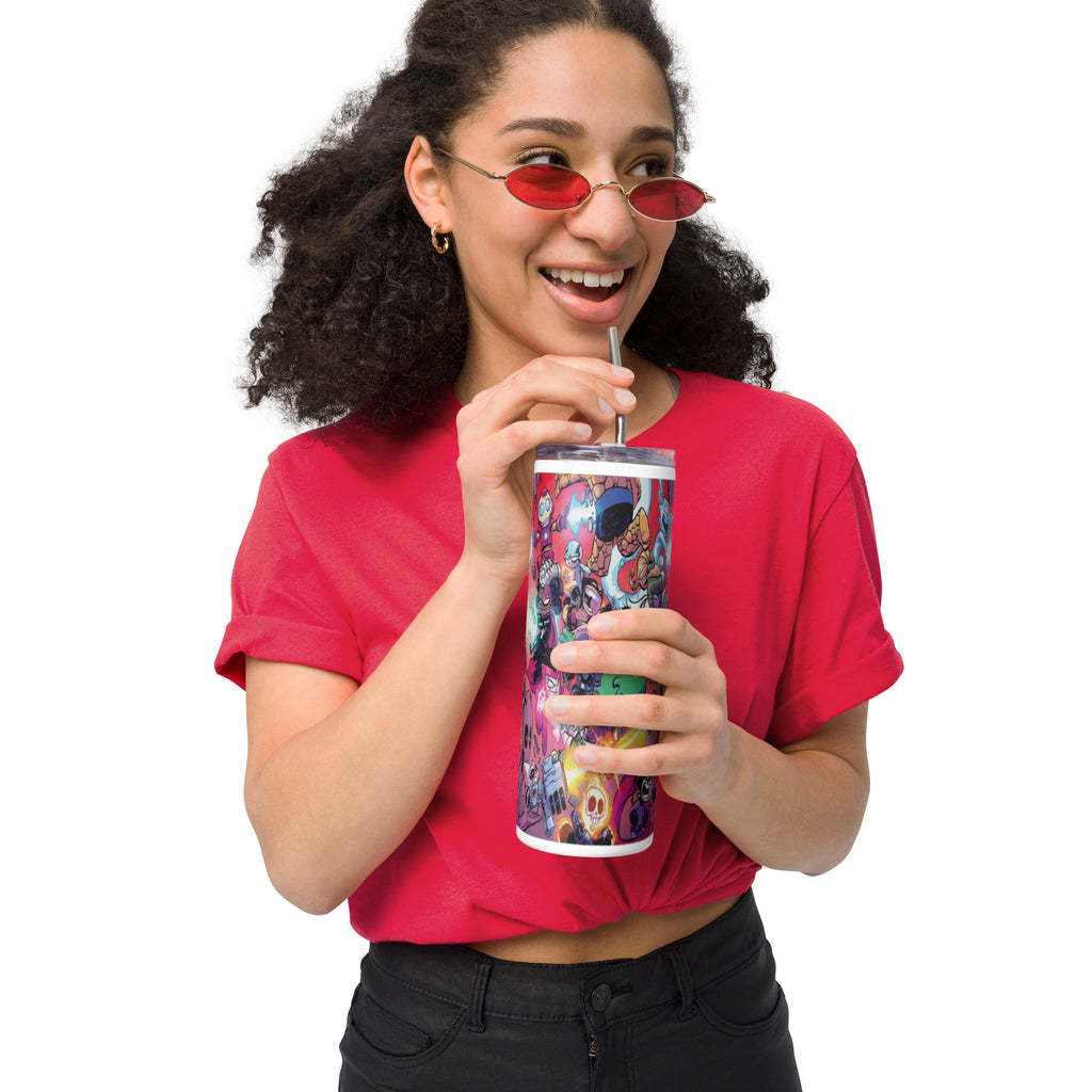X-men v Avengers Stainless steel tumbler